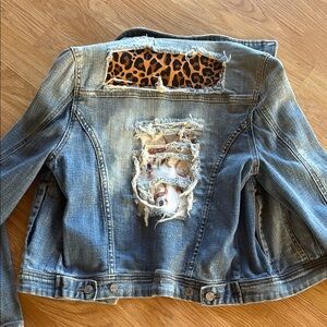 Distressed Denim Jacket